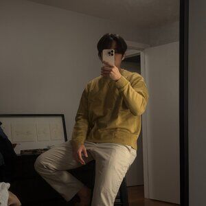 Zara Sweatshirt L Mustard